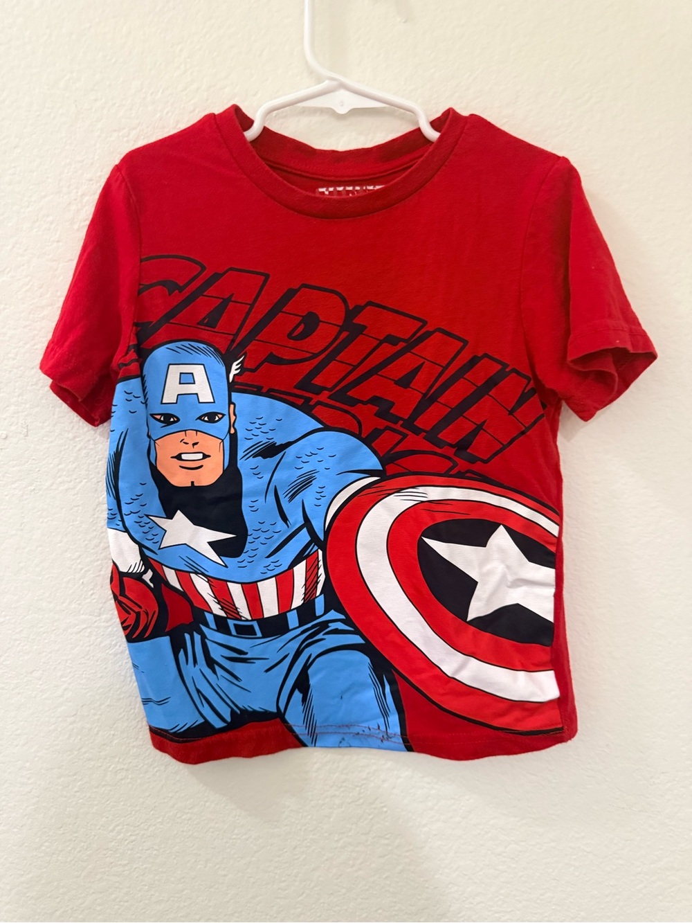 Captain America Red Kids T‑Shirt